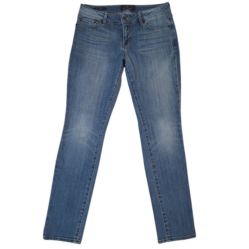 Lucky Brand Lolita‎ Skinny Jeans Womens 4/27 Medium Wash Denim Mid Rise Blue